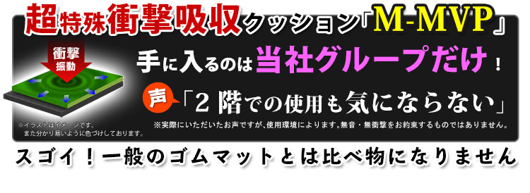 ルームランナー用特殊クッションM-MVP
